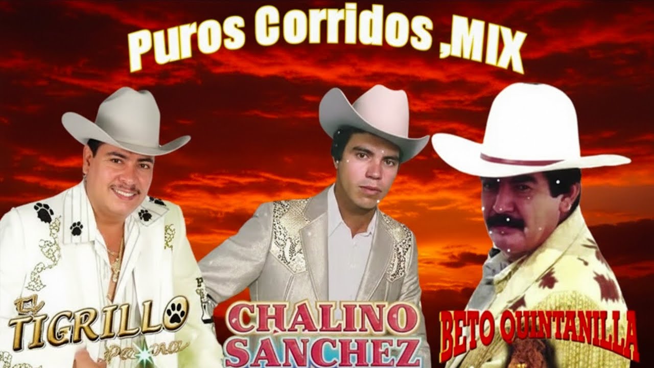 Chalino Sanchez, Beto Quintanilla y Tigrillo Palma Mix Para Pistear - Corridos Pesados Mix