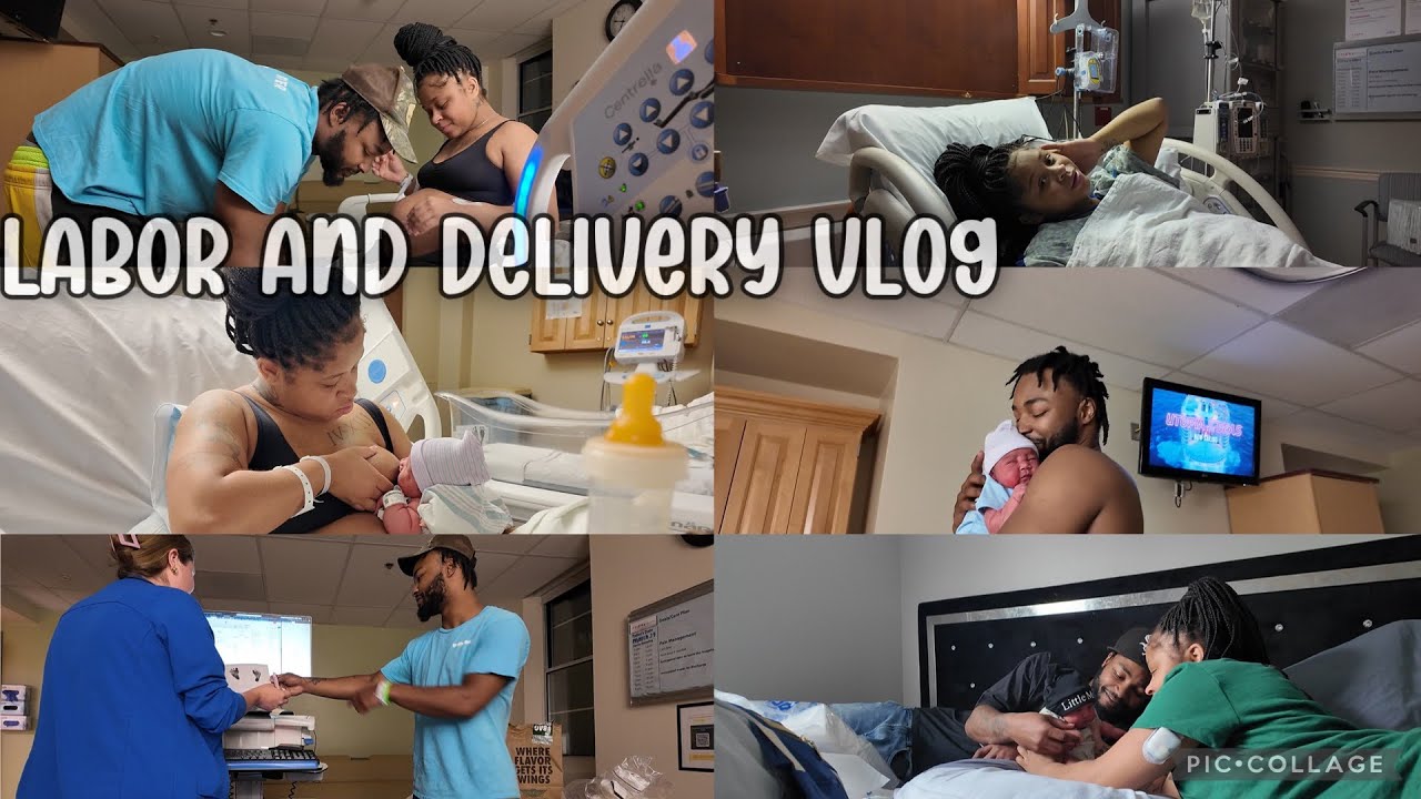 LABOR AND DELIVERY VLOG| meet our new baby  ,after labor care+coming to our new home💙#zanadiasimone