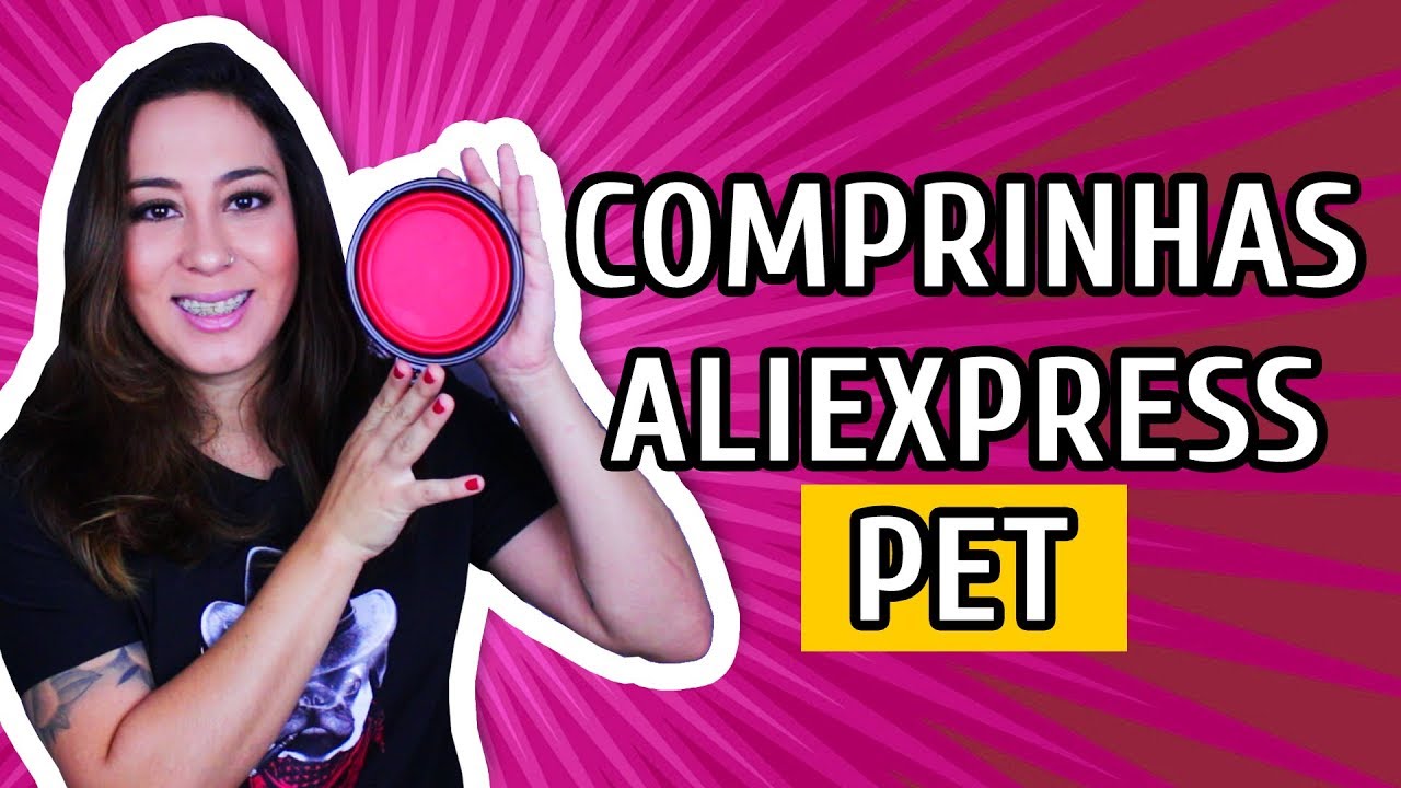 COMPRINHAS PET DO ALIEXPRESS (CHINA) - TUDO BARATINHO!