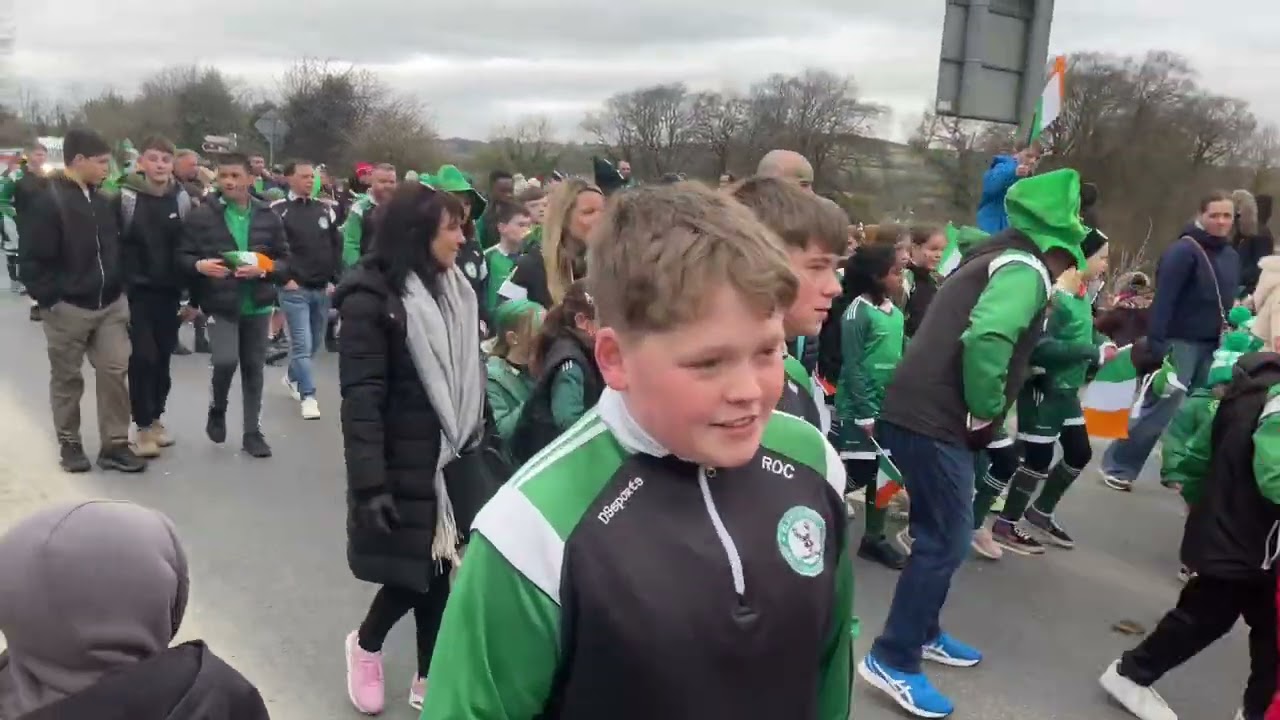 St Patrick Day Parade in Blessington, Ireland 17/03/2025
