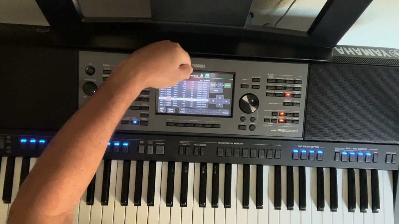 مثال عملى لتخصيص ال Style (الجزء التانى) بشكل دائم على ال Yamaha A5000