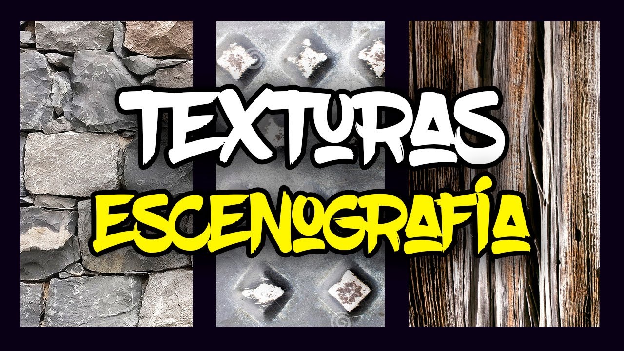 POLIESTIRENO para ESCENOGRAFÍA ✍🏻 (TEXTURAS BÁSICAS)