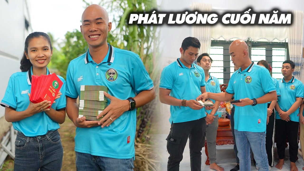 PHÁT LƯƠNG THƯỞNG TẾT CHO ANH EM TEAM CÚ ĐẤM THÉP LÀ BAO NHIÊU ...?