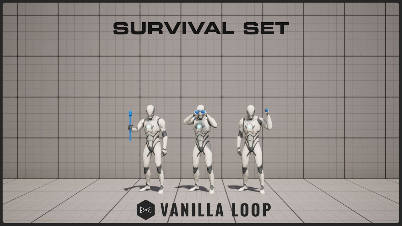 Survival Set | Showcase | Ready-To-Use Game Animations