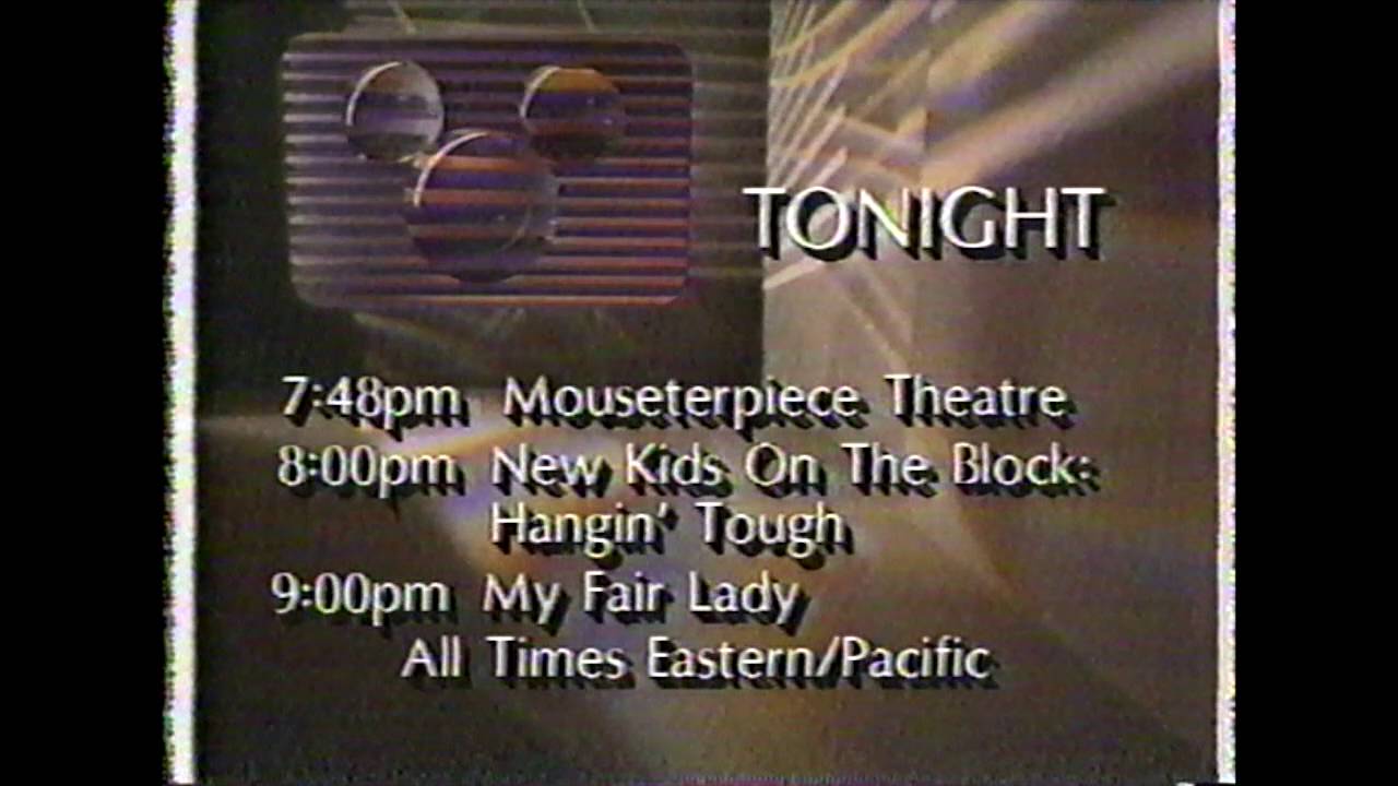 Tonight onThe Disney Channel (1990) NKOTB