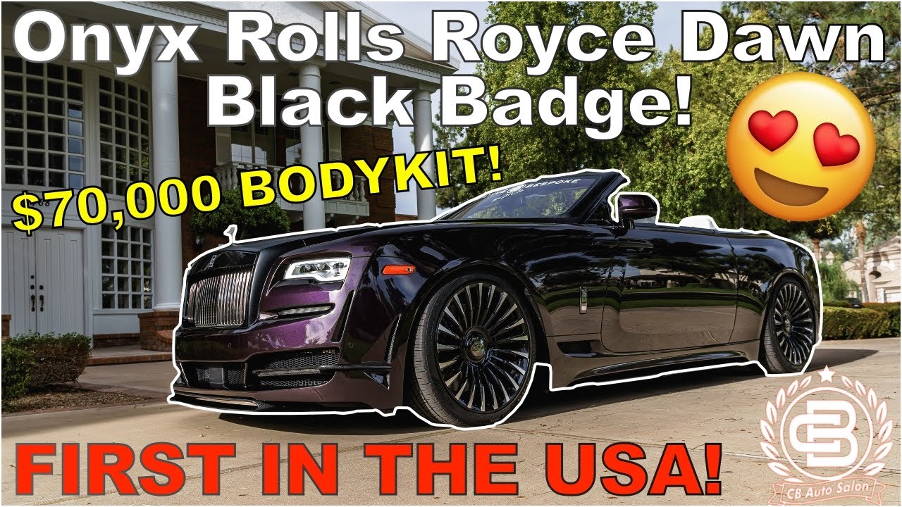 $70,000 BODYKIT ON A ROLLS ROYCE DAWN BLACK BADGE WIDE BODY! FIRST IN THE USA! #CBCLUB