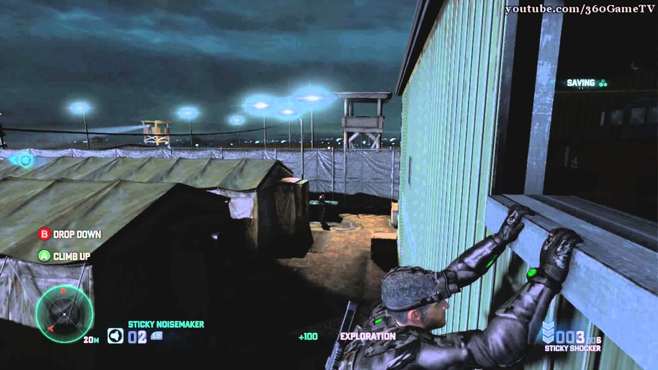 Splinter Cell Blacklist - Detention Facility - Perfectionist Walkthrough (Collectible,Ghost,No Kill)