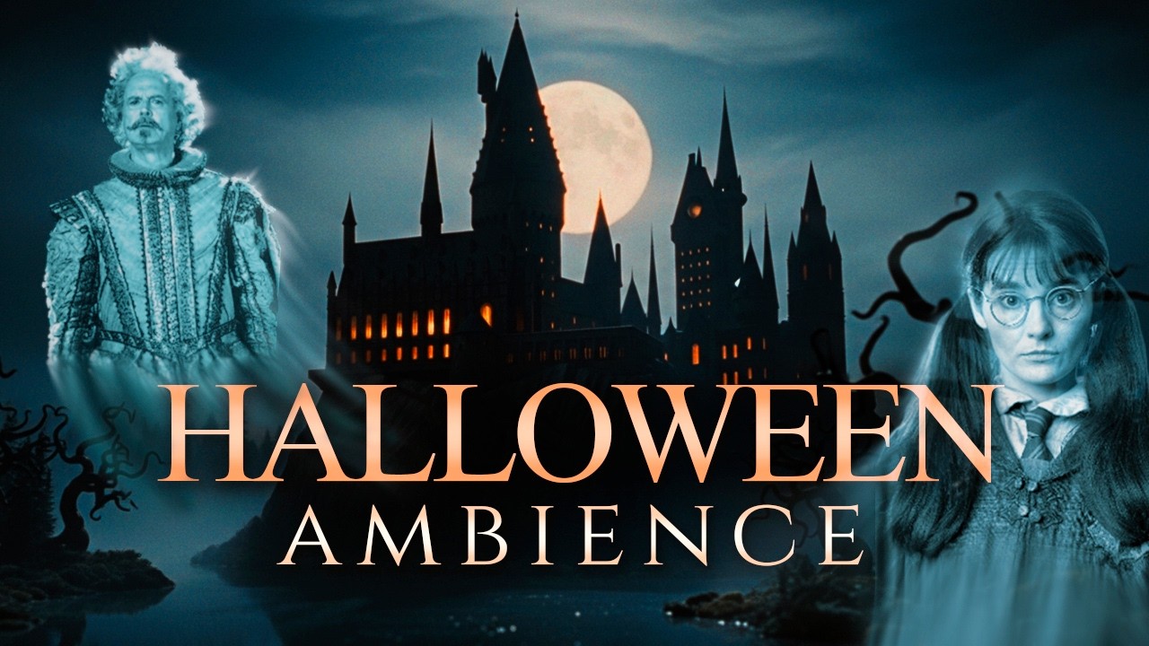 HALLOWEEN 🎃 HARRY POTTER Music & Ambience 🎃 Cinematic Visuals | Spooky & Magical (8 Hours)