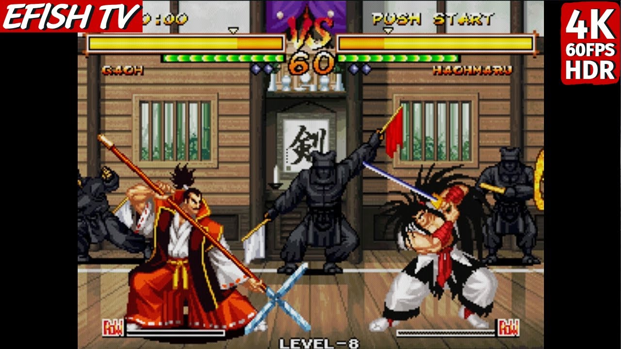 Gaoh vs Haohmaru (Hardest AI) - Samurai Shodown V