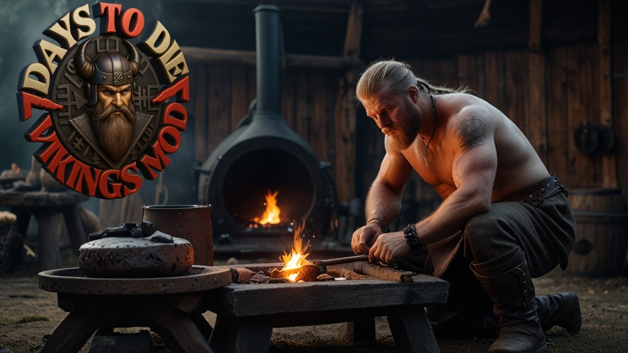 VIKINGS MOD - DIE SCHMIEDE STEHT - 7D2D - NEUE MOD