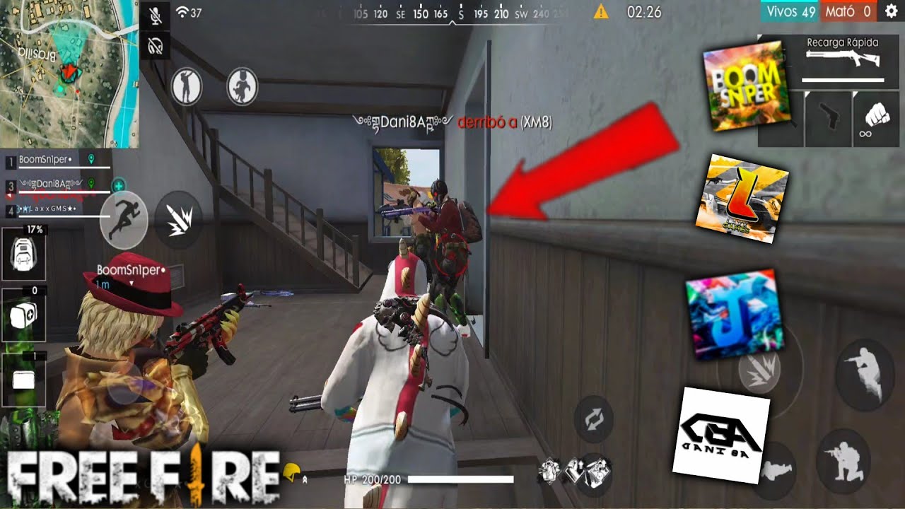 NO VAYAS A COMETER ESTE ERROR QUE YO HICE... EN FREE FIRE c/ BoomSniper LaxxGMS y DANI8A