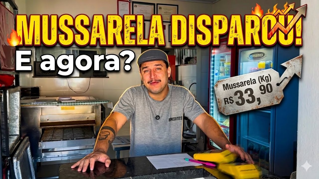 Sobe o PREÇO da MUSSARELA, o que fazer? 😱