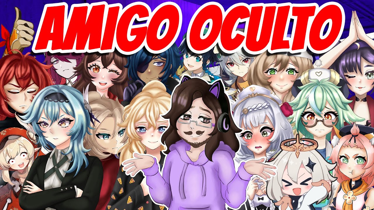 AMIGO OCULTO DOS PERSONAGENS DE GENSHIN IMPACT