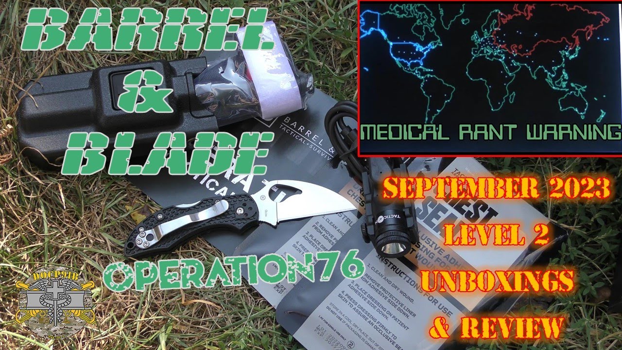 Barrel & Blade Operation 75 Tactical & Survival - September 2023 - Level 2 Unboxing & Review