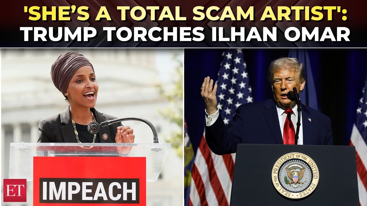'Intend to imprison any politician…': Trump blasts Ilhan Omar, calls her a 'total scam artist'