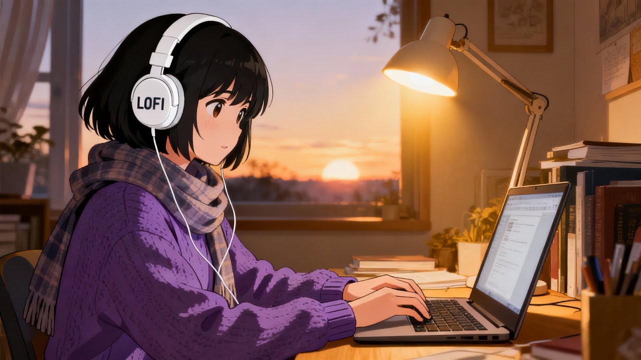 Peaceful Morning Lofi ☀️ Cozy Study Beats to Focus