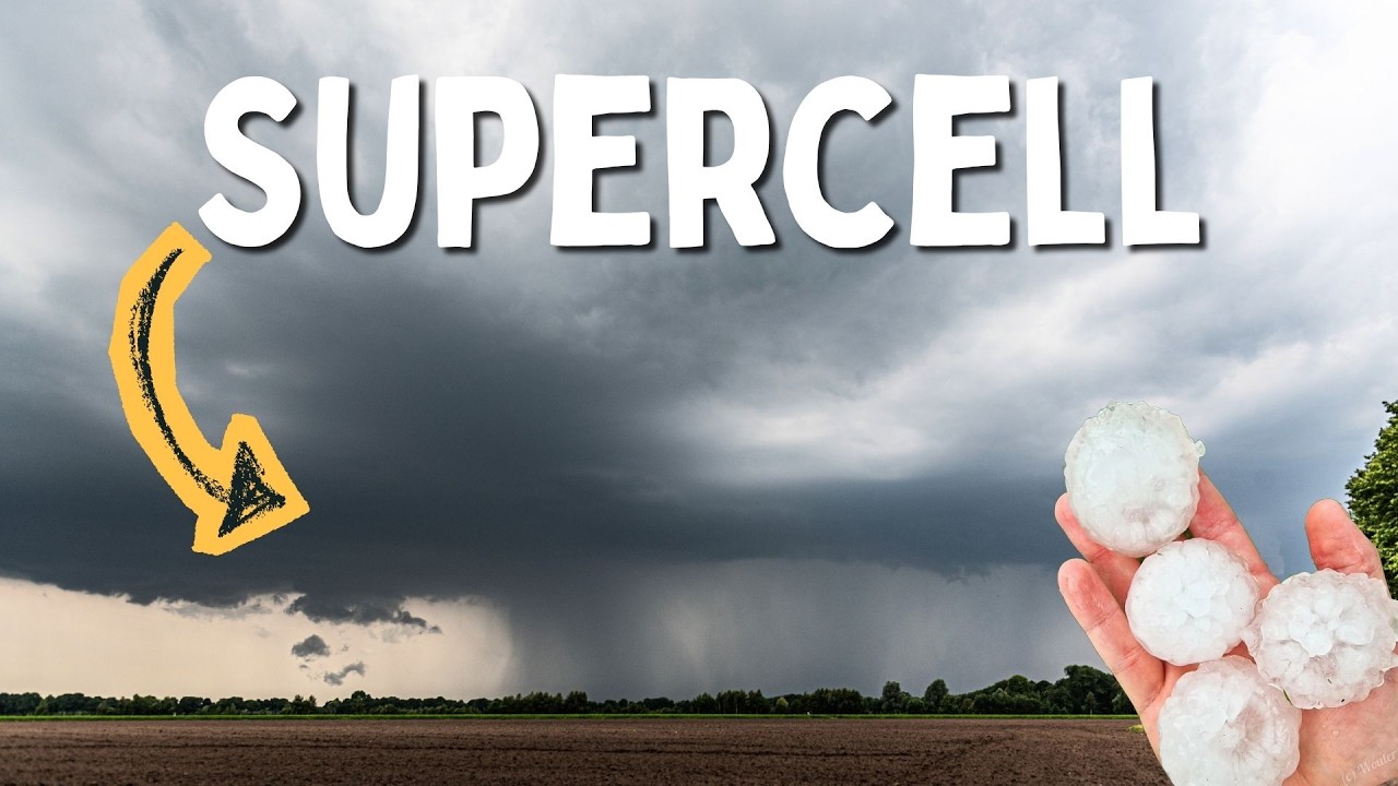 Supercell met Onweer en Grote Hagelstenen in Limburg | 31 Mei 2025