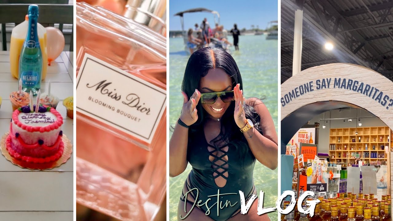 DESTIN VLOG | Vacay Prep, New Fragrance, Crab Island, Surprising Jasmine + More | ShaniceAlisha .
