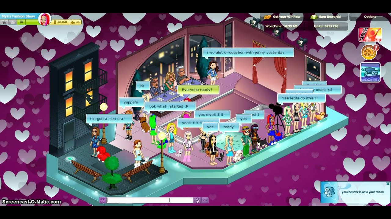 Mya Wooz Fashion Show On Woozworld !!