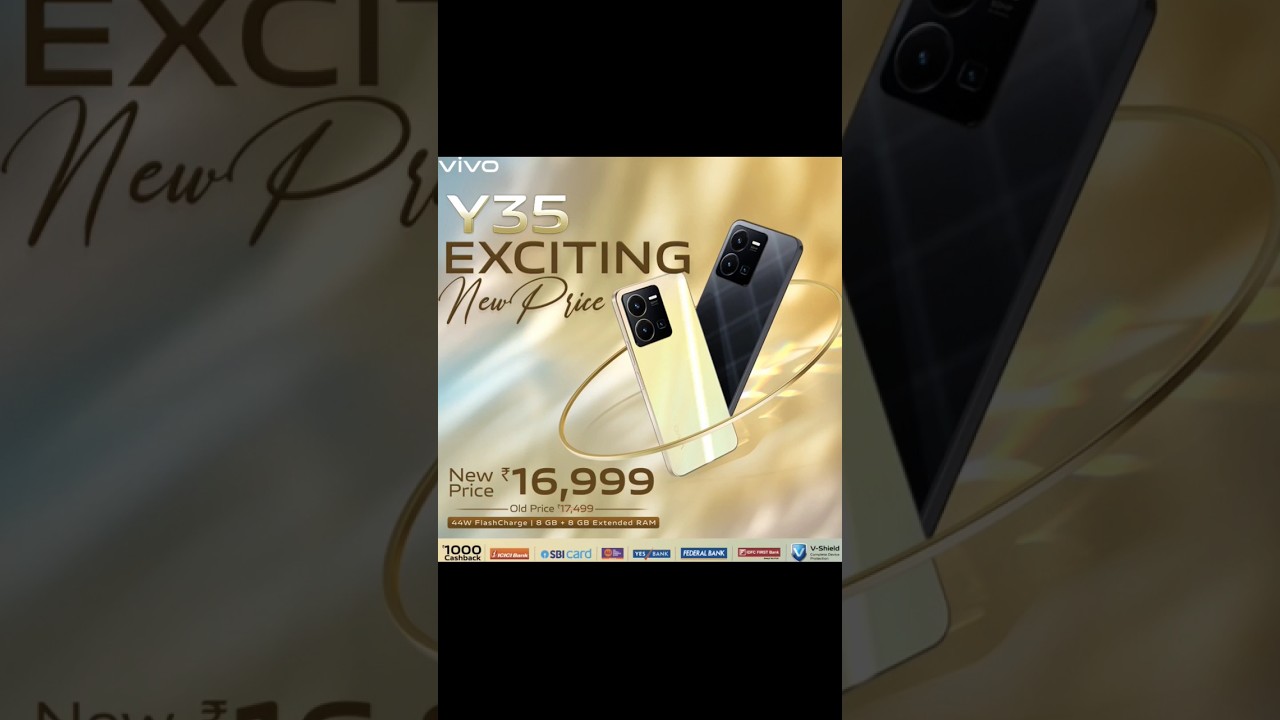 Presenting the all-new vivo Y35 at an exciting new price. #ItsMyStyle #vivoYSeries #vivoY35 #vivo