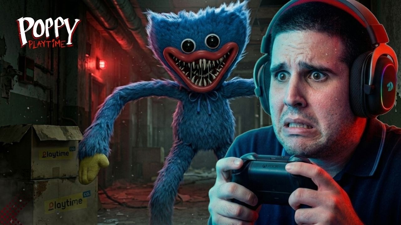 Jogando Poppy Playtime – Capítulo 1 | Um Aperto