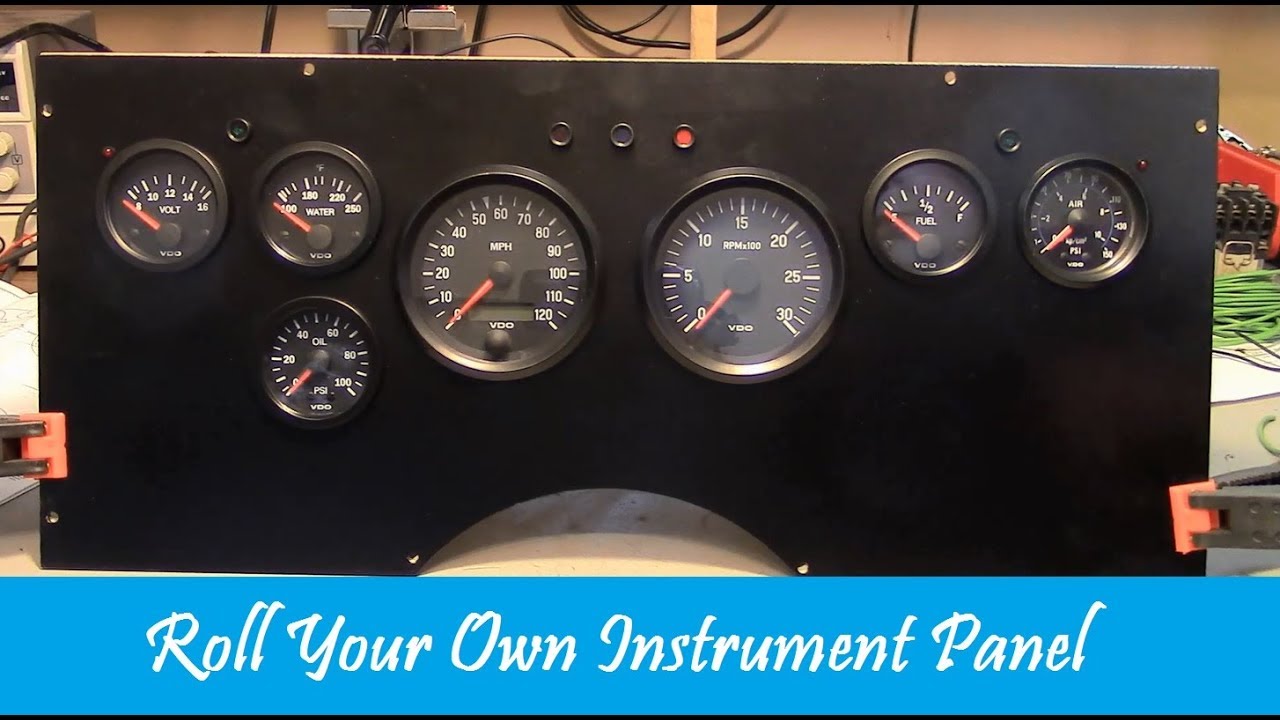 Building an Instrument Panel for the Rollback Truck - Part 1