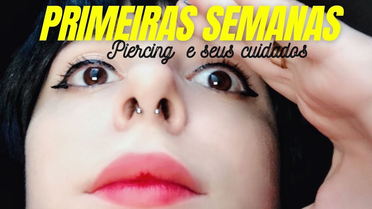 Primeiras semanas do piercing no septo! A verdade!