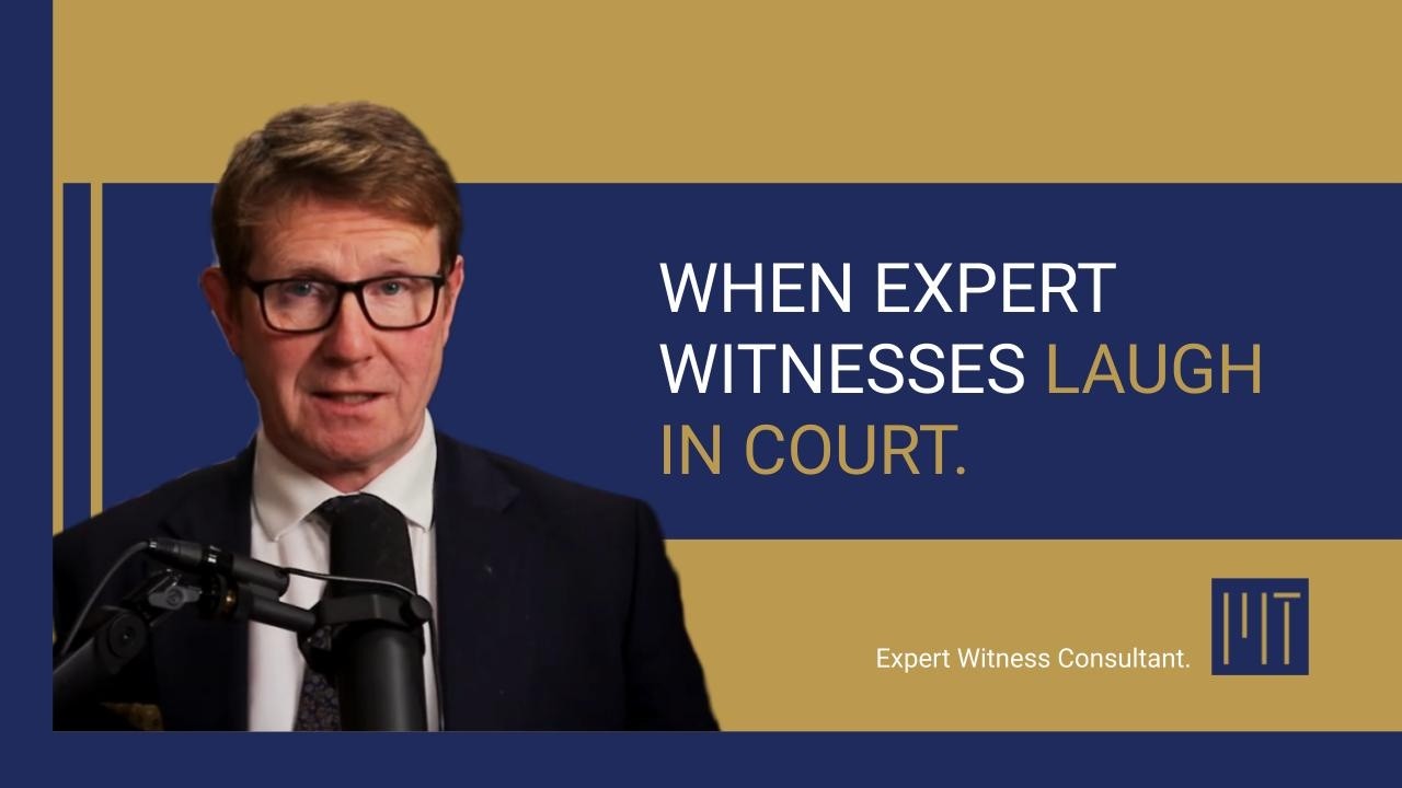 When expert witnesses laugh in court.