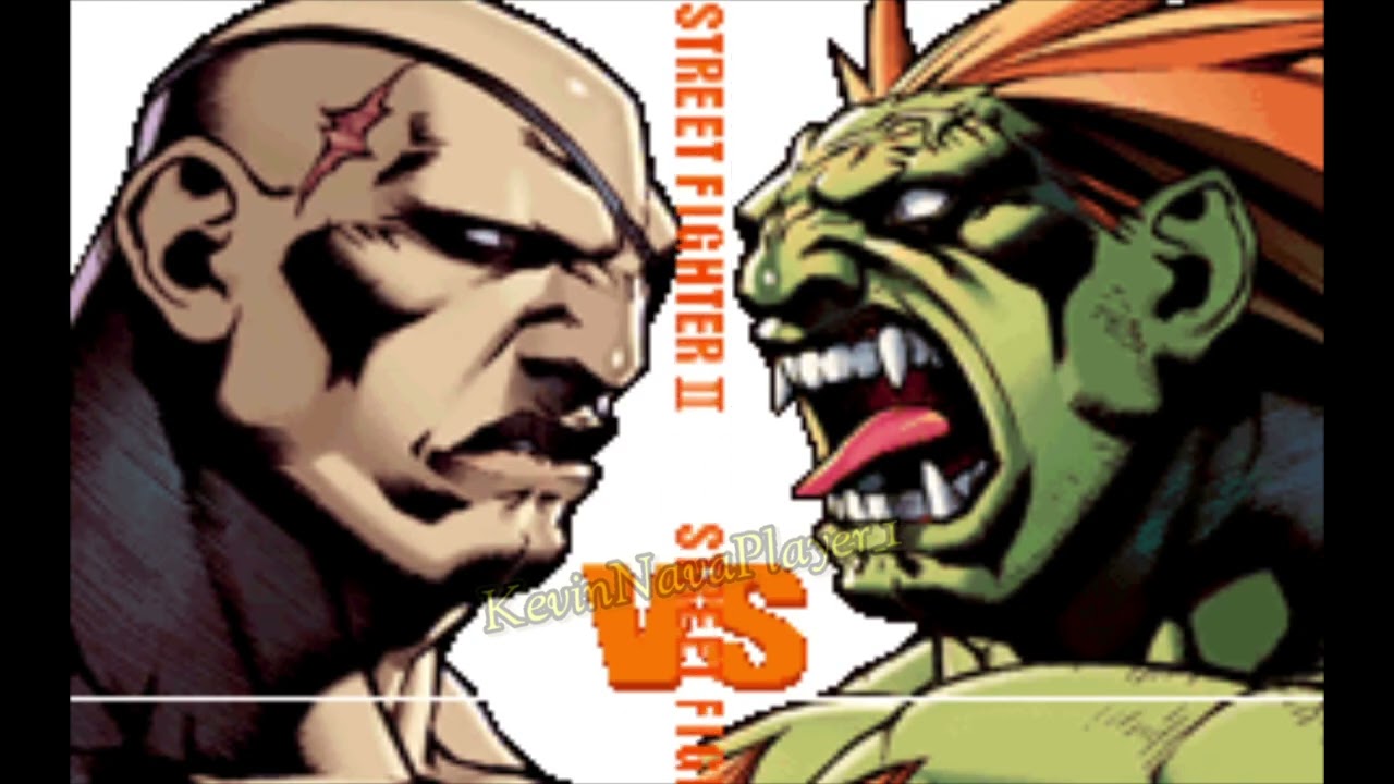SuperStreetFighter2TurboRevival) GBA Modo Arcade de Sagat nivel experto del CPU 