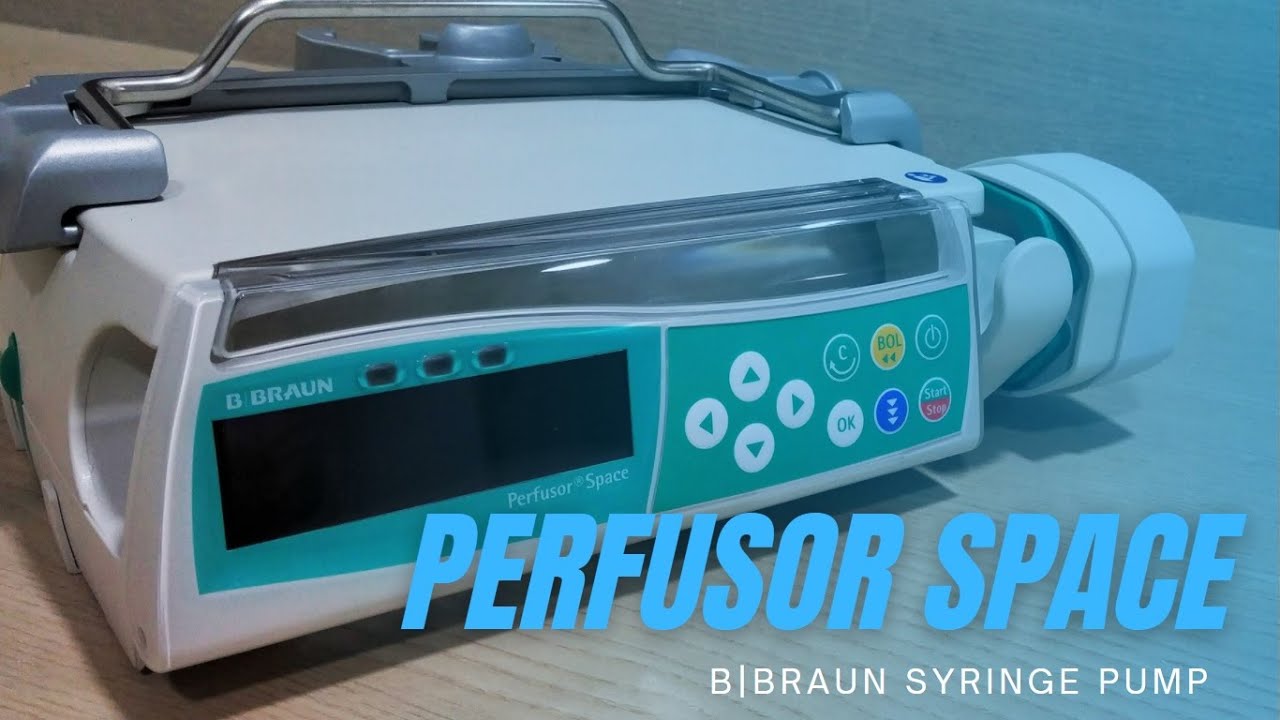 B|BRAUN Perfusor Space | Шприцевой насос | Как настроить | Как использовать | Болюс | Штабелирова...