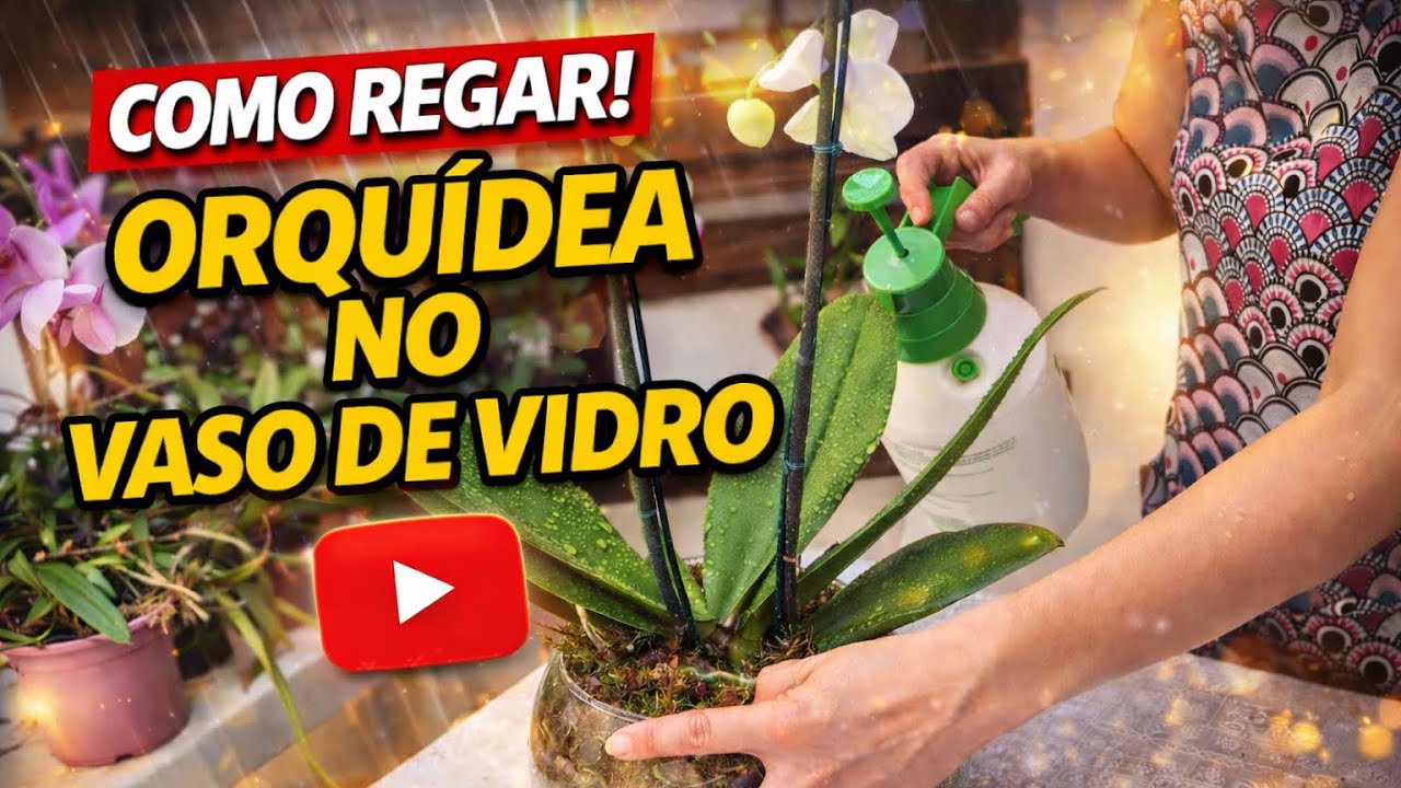 💦Como Regar Orquídea no Vaso de Vidro do Jeito Certo | Salve Suas Raízes!🌸