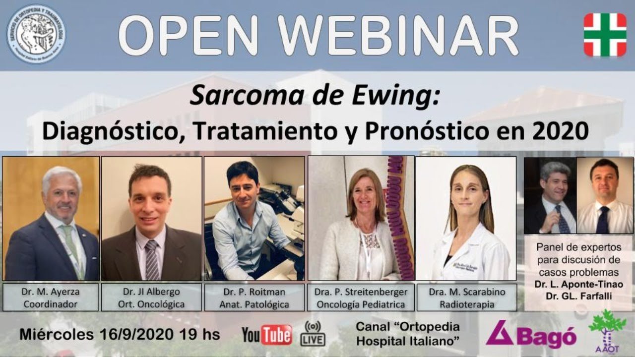 Open Webinar 16/09/20: Sarcoma de Ewing