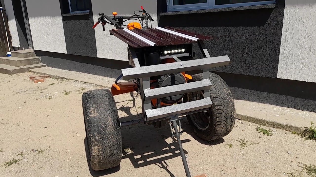 Мой новый модифицированный мотокультиватор O'mac 12000🚜новый НЛО готов к работе ‼️