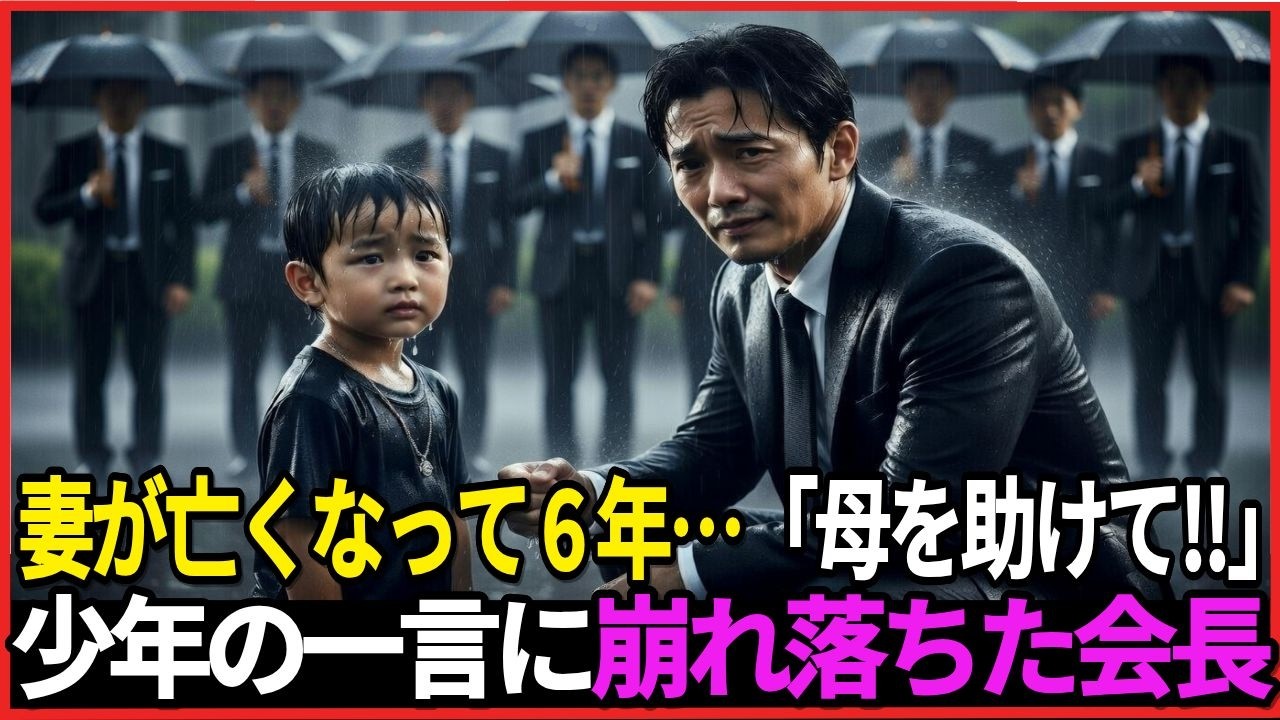 妻が亡くなって6年…「お母さんを助けて！」少年のネックレスを見た会長が号泣した理由 | 感動の物語