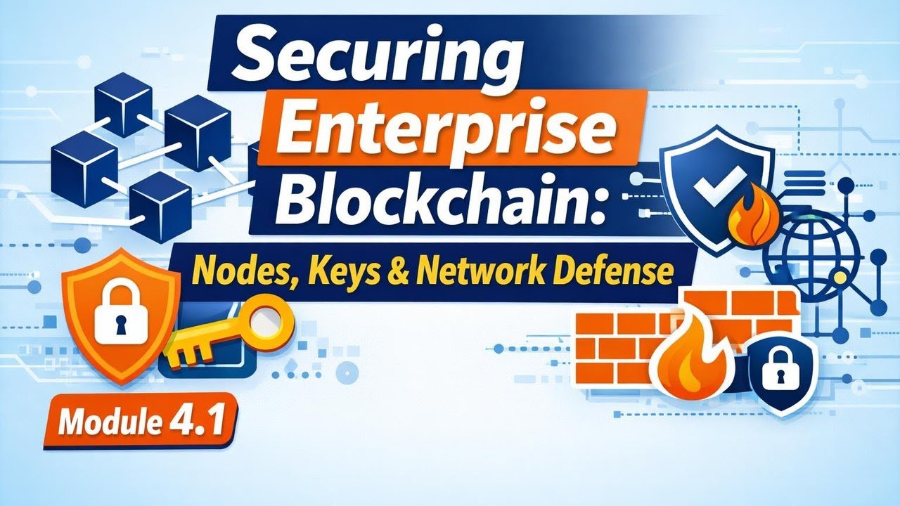 Securing Enterprise Blockchain: Nodes, Keys & Network Defense | Module 4.1