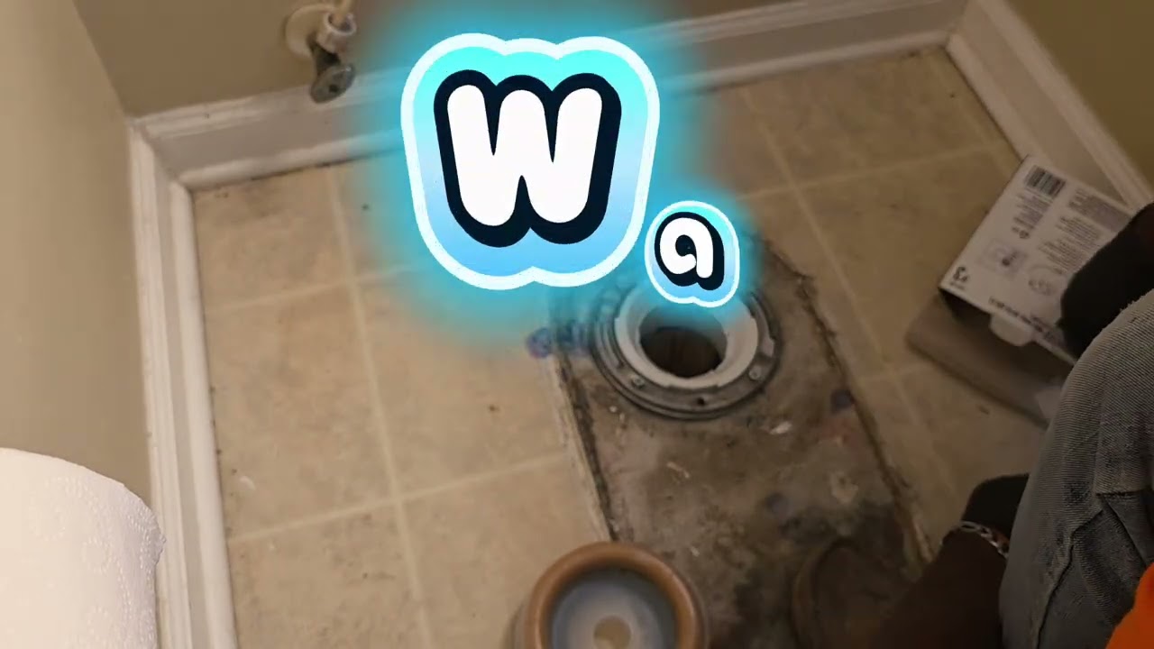 How to Replace  toilet broken flange 