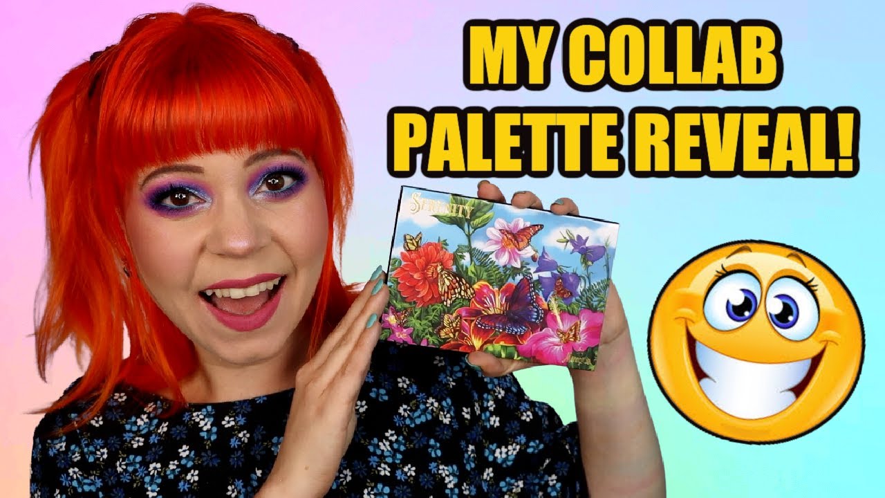 Annette x Menagerie collab reveal!! Introducing the Serenity eyeshadow palette 🦋 😀