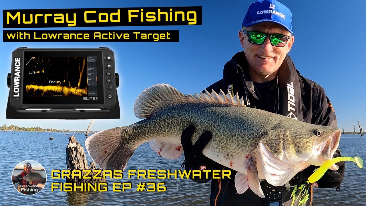 Ловля мюррейской трески с Lowrance Active Target — озеро Мулвала