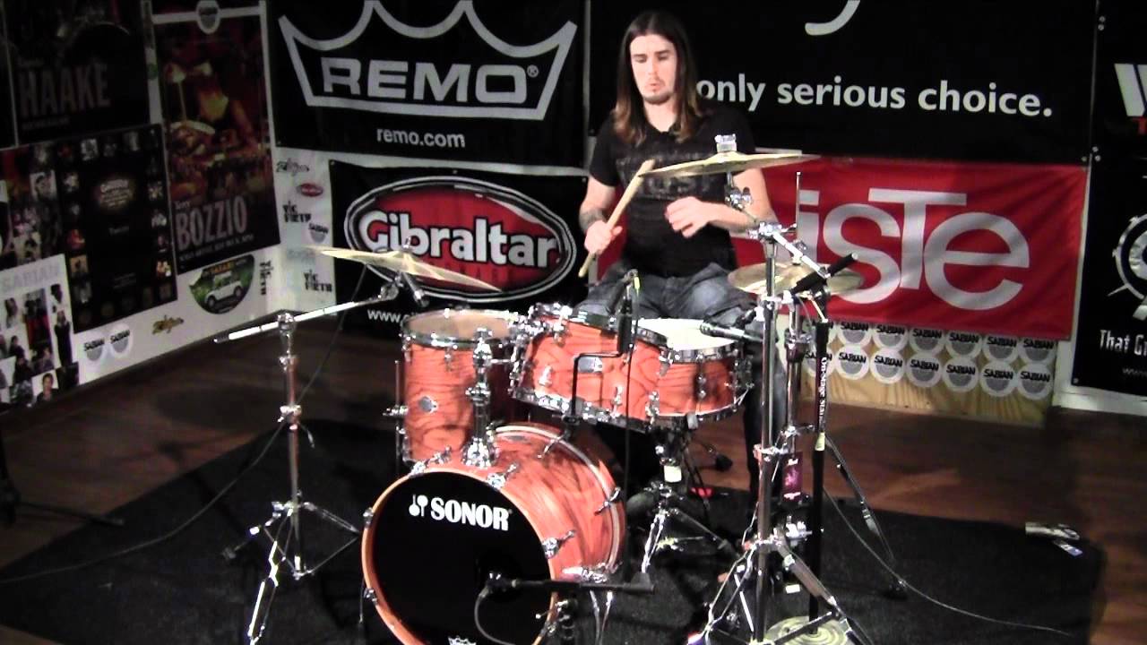 Greenbrier Demo, Sonor Ascent Beech 4pc Jazz Natural Finish Drum Solo - Sabian HHX Jazz Cymbals