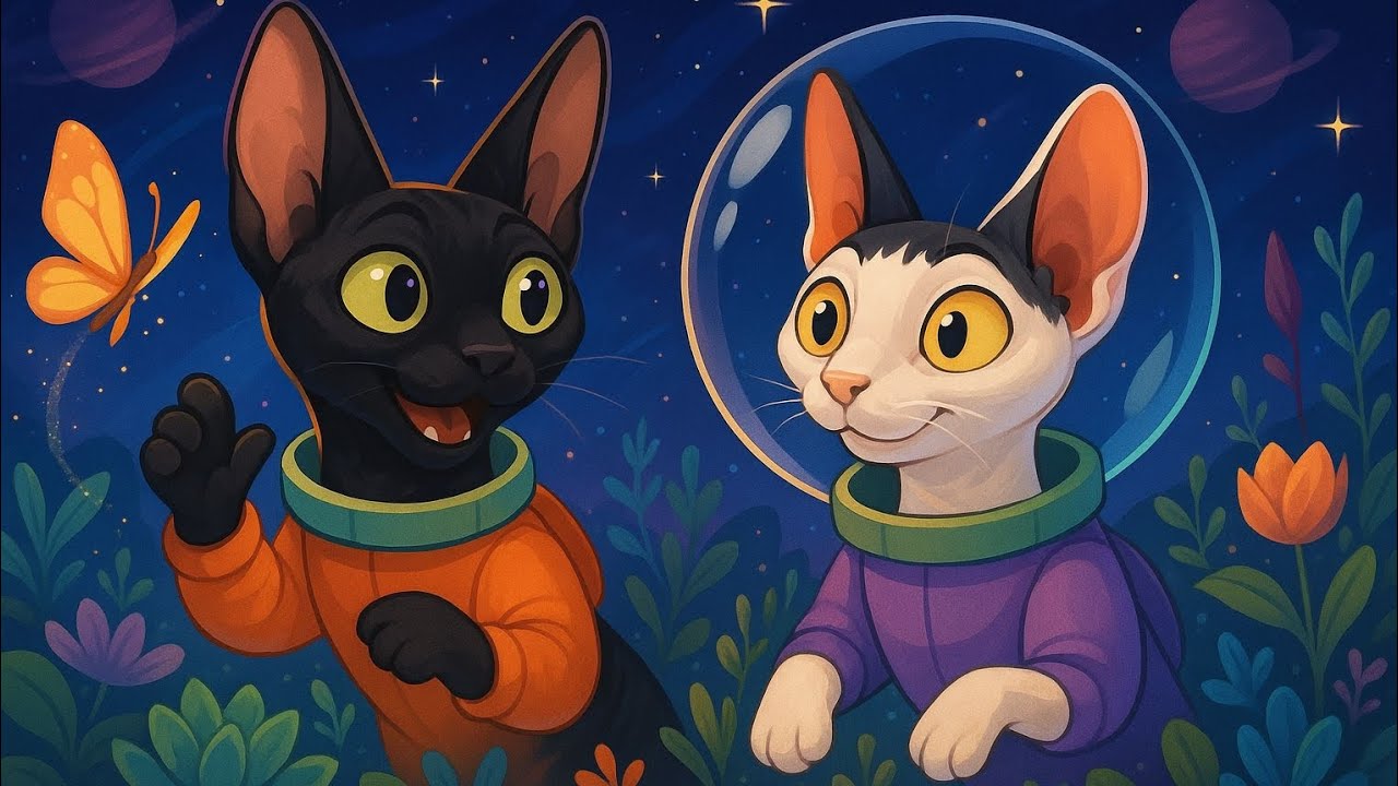 A Day in the Life of Cornish Rex Cats | Fly Hunt, Garden Walks & Snuggles