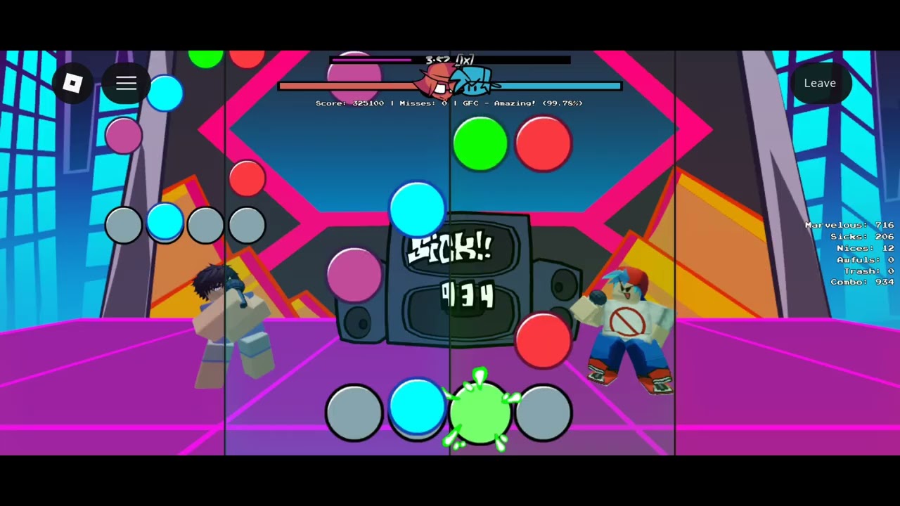 Ghost full combo precision 99.74% (Roblox FNP) 