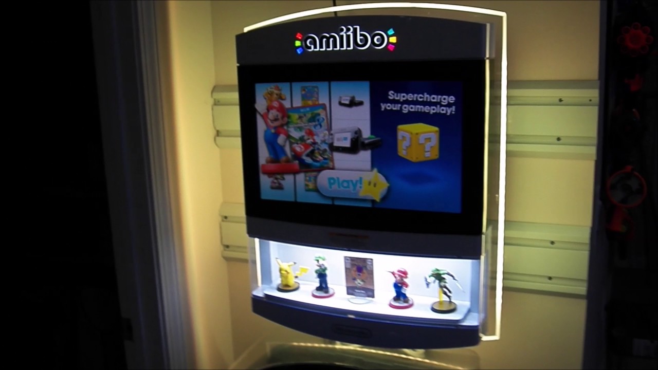 Wii U and Amiibo Store Display Kiosk Pickup + Showcase
