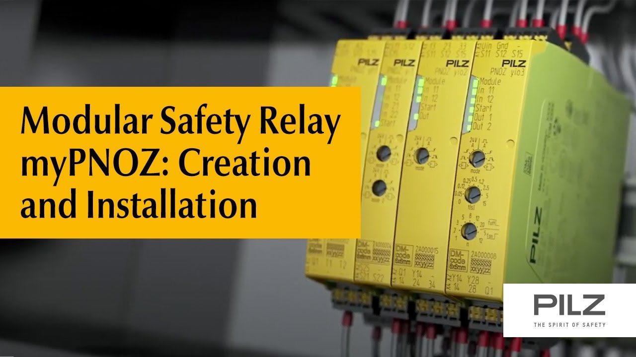 myPNOZ: Your New Modular Safety Relay is Here | Pilz
