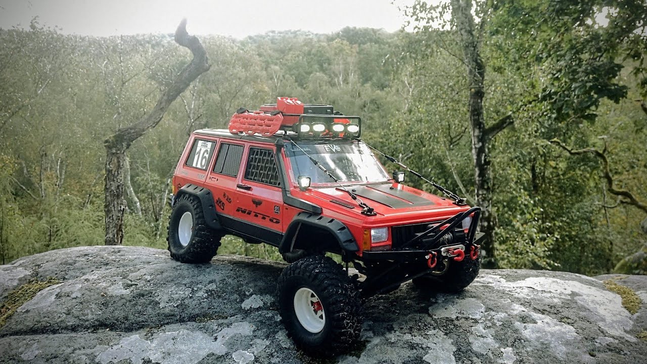 HOBBYTECH CRX2 - JEEP CHEROKEE XJ OFF ROAD . 1/10 scale rc crawler