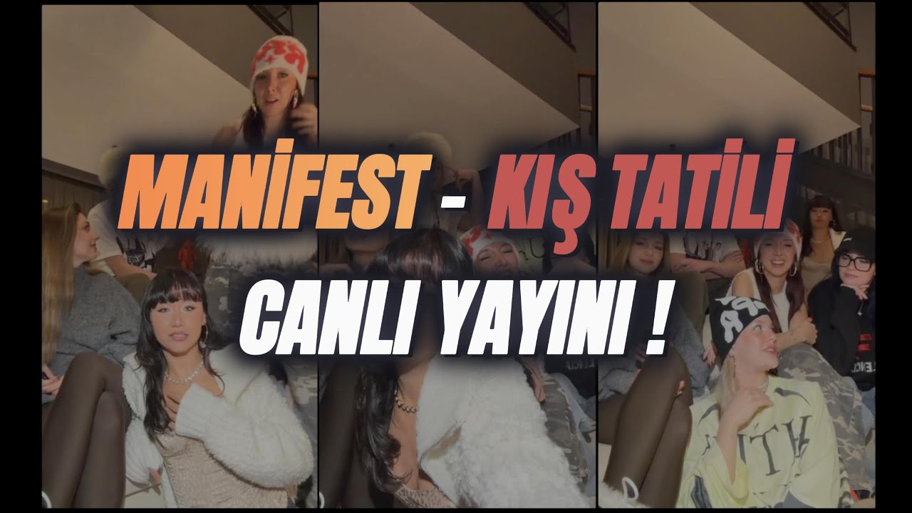 Manifest’ten kış tatili canlı yayını ❄️📱 #manifest #manifam #canlıyayın