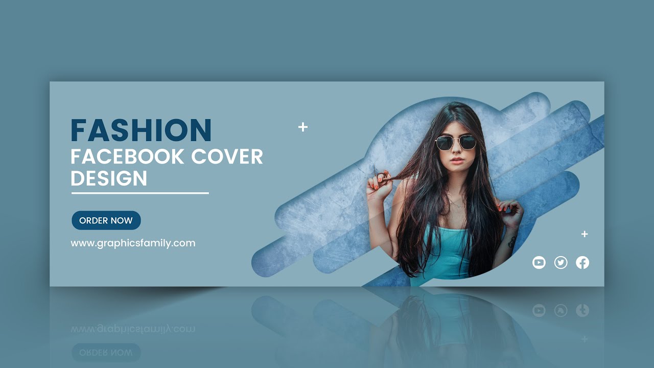 How to design facebook cover photo in photoshop tutorial