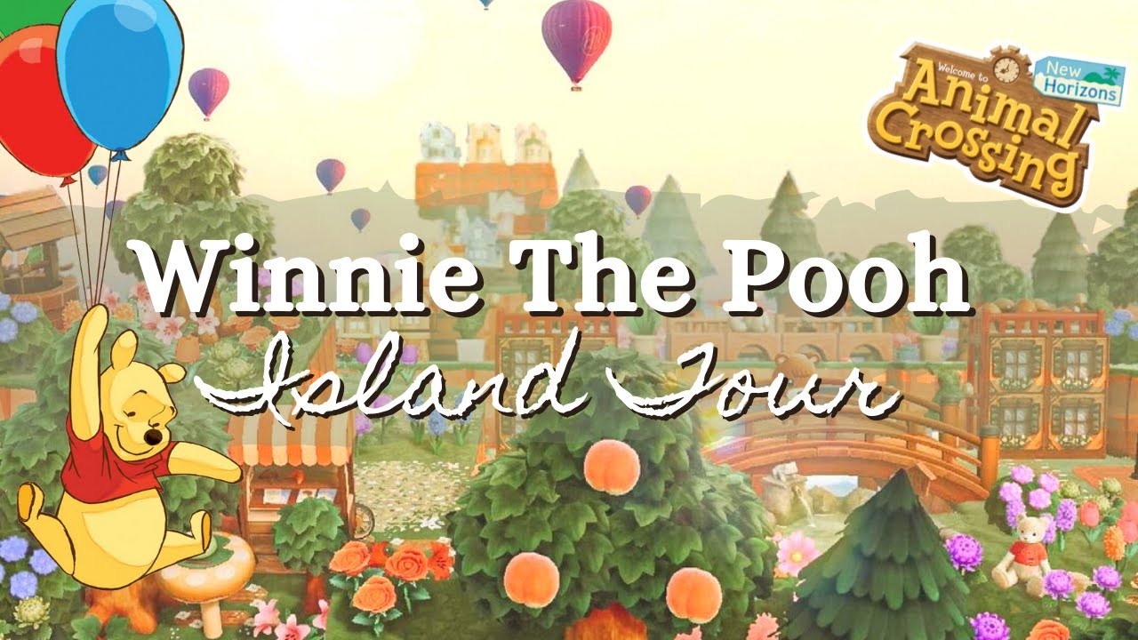 UNIQUE WINNIE THE POOH THEMED ISLAND TOUR | Animal Crossing New Horizons