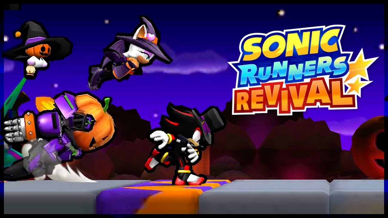 Halloween Team Dark Gameplay | Sonic Runners Revival