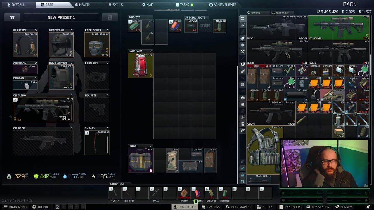 Giving Driver some Booze and tasks- Escape from Tarkov