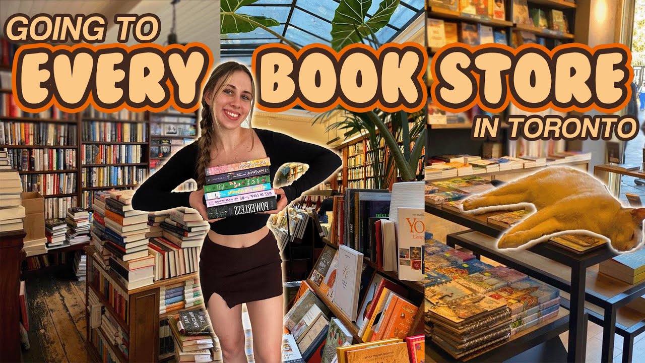Book shopping at EVERY Bookstore in Toronto 🧸⭐📚 DOING BOOK STUFF (vlog)